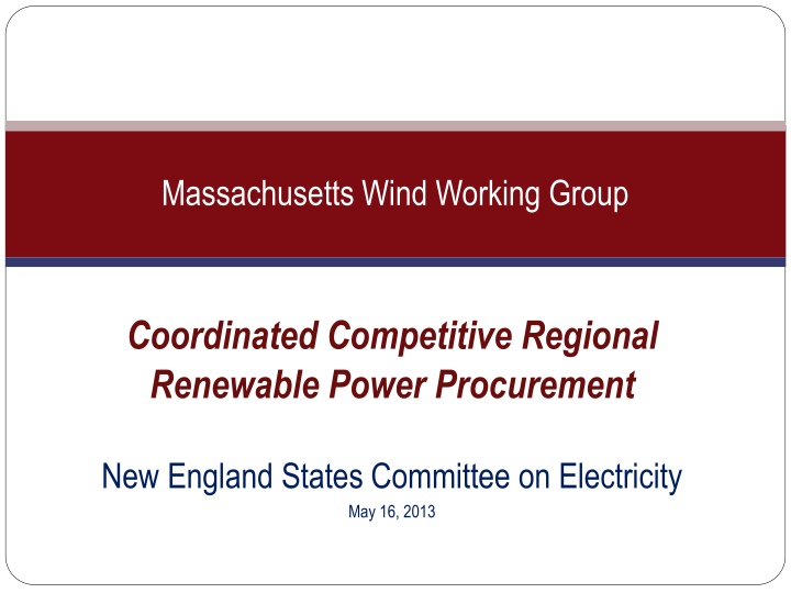 massachusetts wind working group