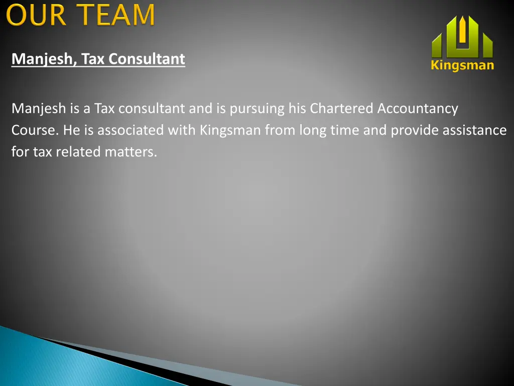 manjesh tax consultant manjesh