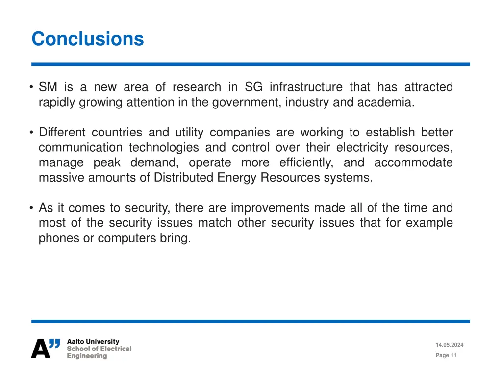 conclusions