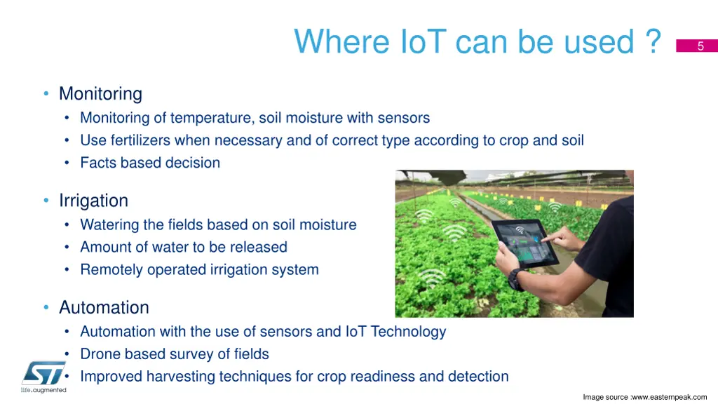 where iot can be used