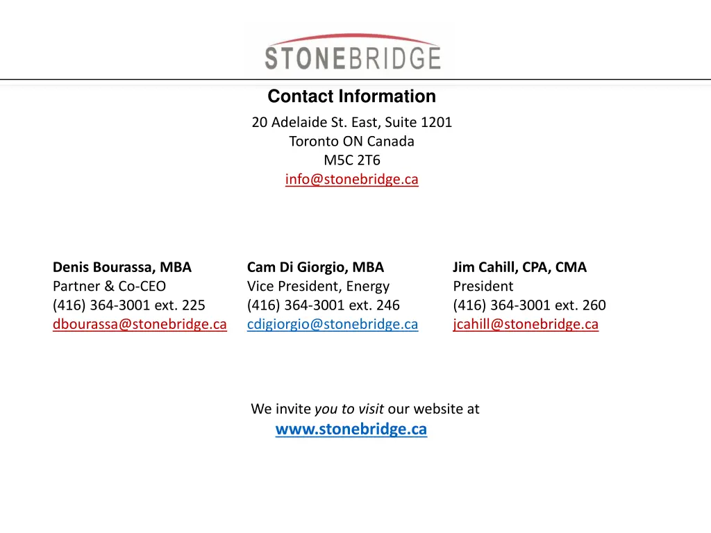 contact information