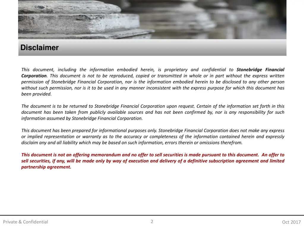 disclaimer