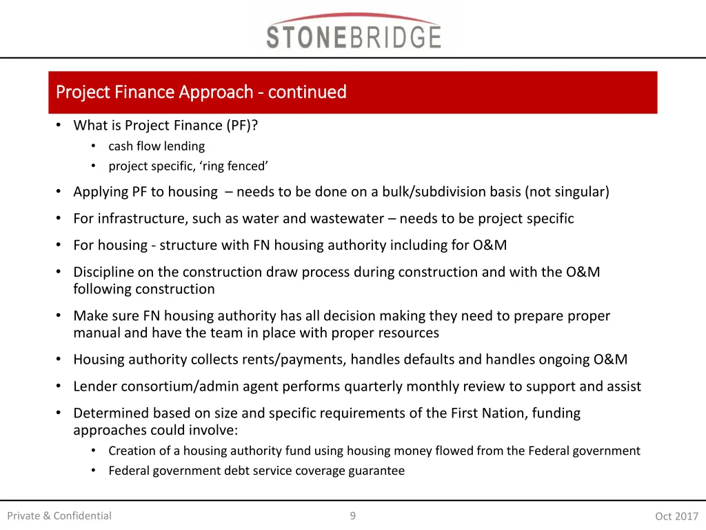 project project finance finance approach
