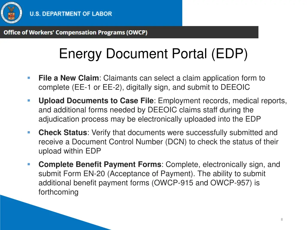 energy document portal edp