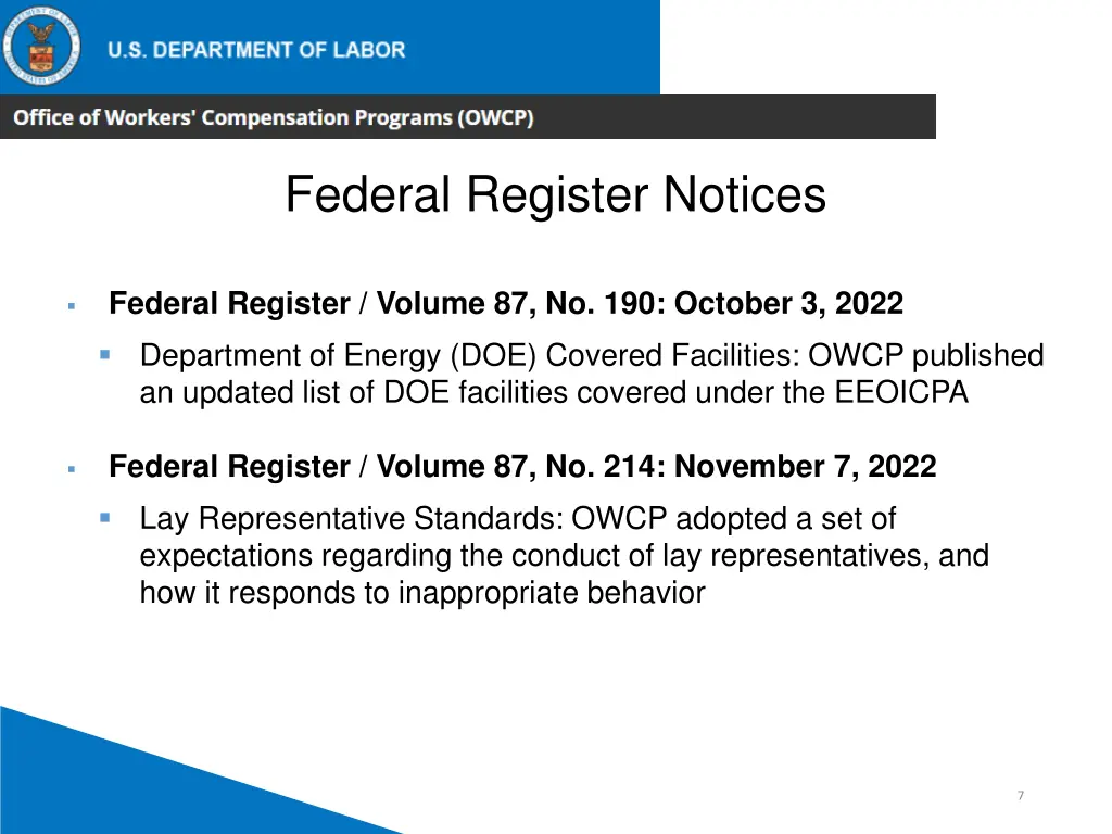 federal register notices