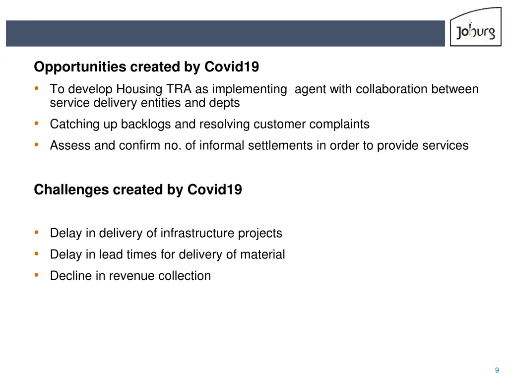 opportunities created by covid19 to develop