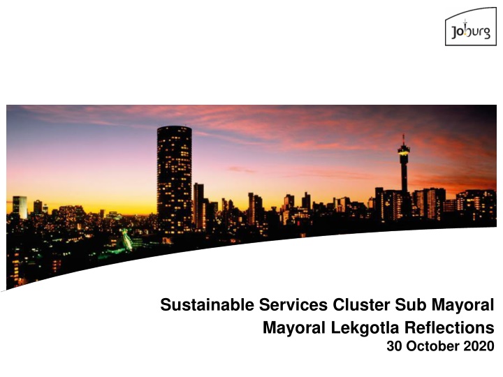 sustainable services cluster sub mayoral mayoral