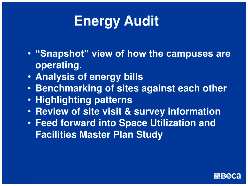 energy audit
