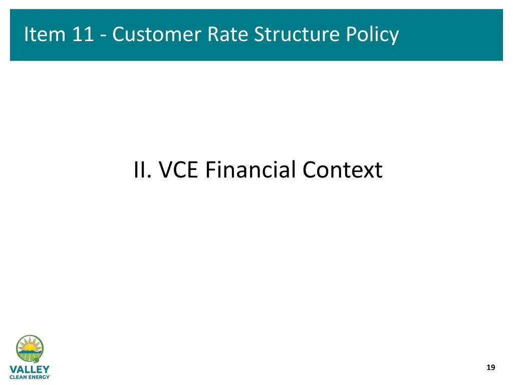 item 11 customer rate structure policy 1