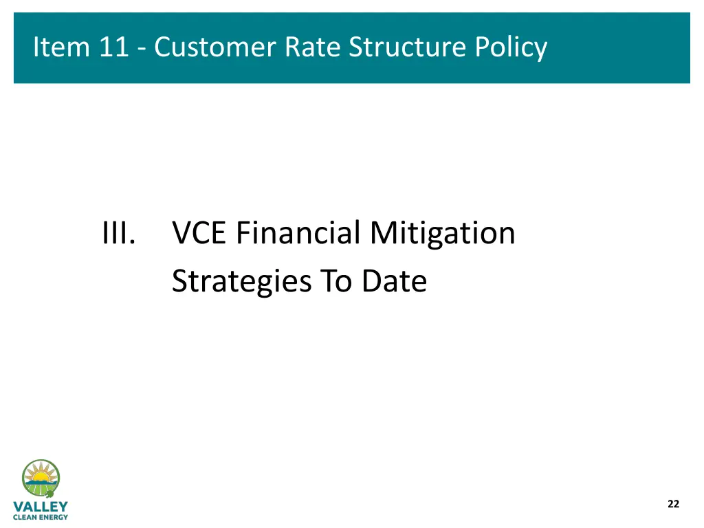 item 11 customer rate structure policy 2
