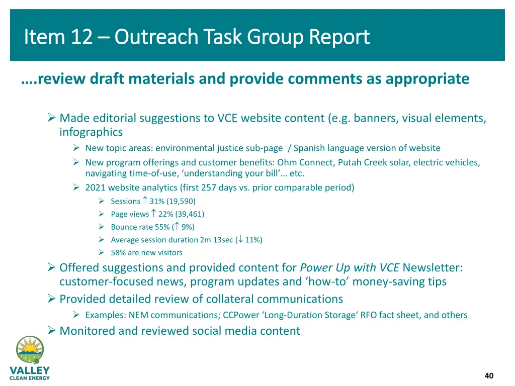 item 12 item 12 outreach task group report 4