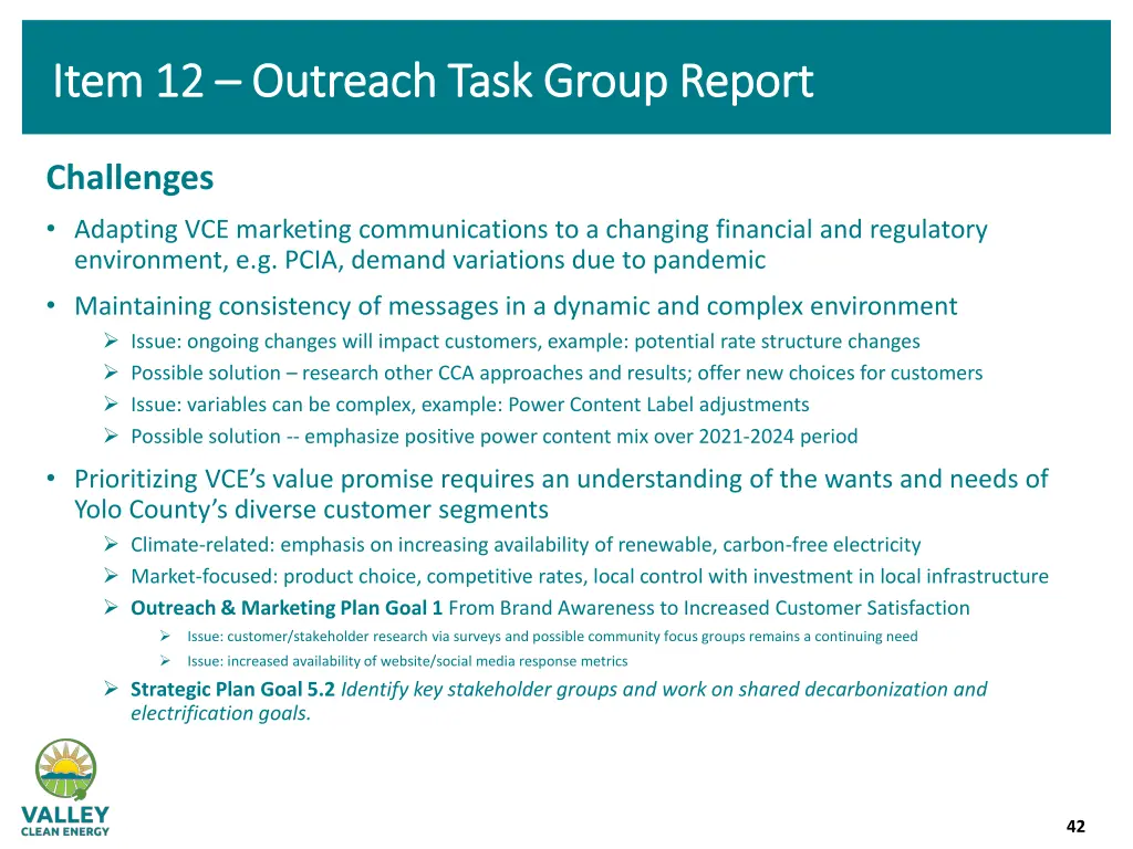 item 12 item 12 outreach task group report 6