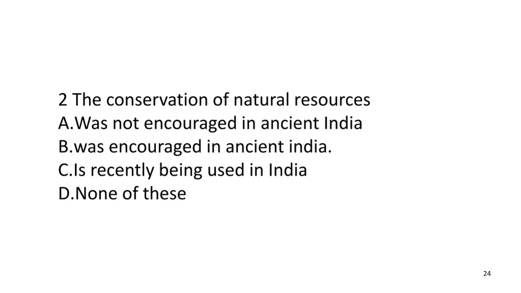 2 the conservation of natural resources