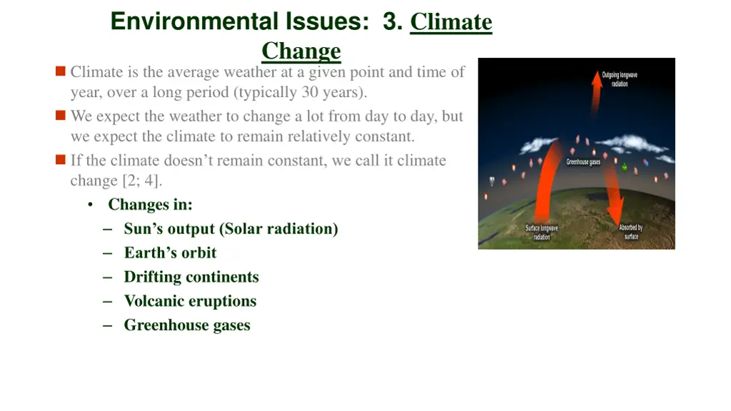 environmental issues 3 climate change climate