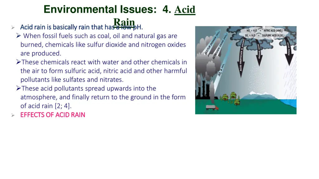 environmental issues 4 acid rain acid rain