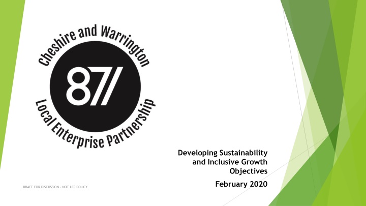 developing sustainability and inclusive growth