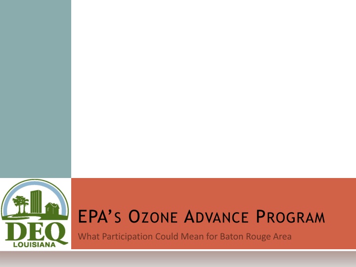 epa s o zone a dvance p rogram