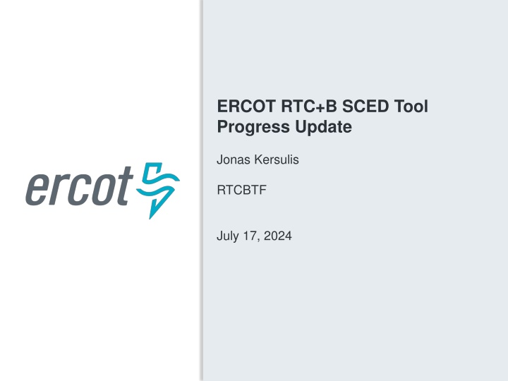 ercot rtc b sced tool progress update