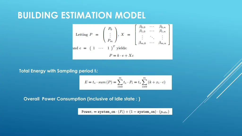 building estimation model 1