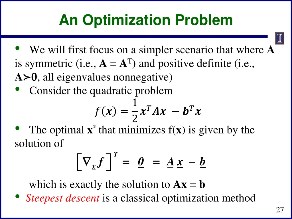 an optimization problem