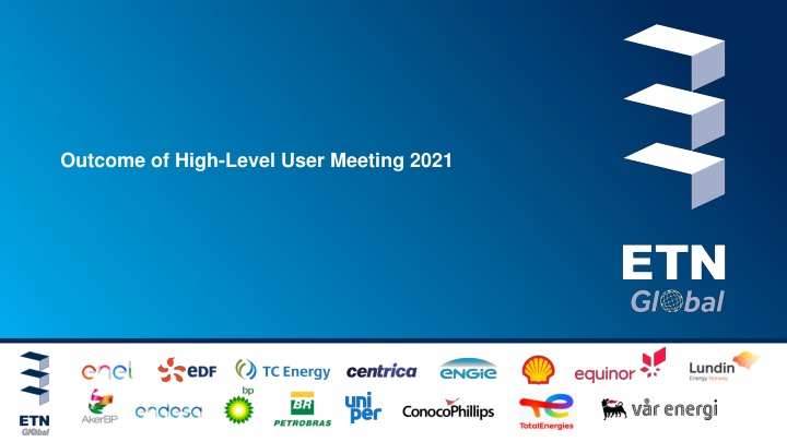 outcome of high level user meeting 2021