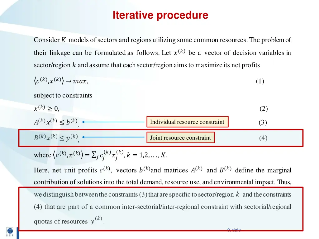 iterative procedure