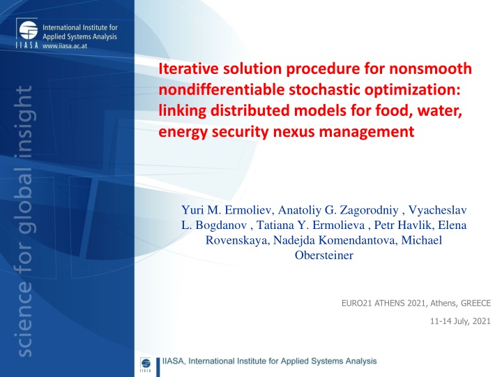 iterative solution procedure for nonsmooth