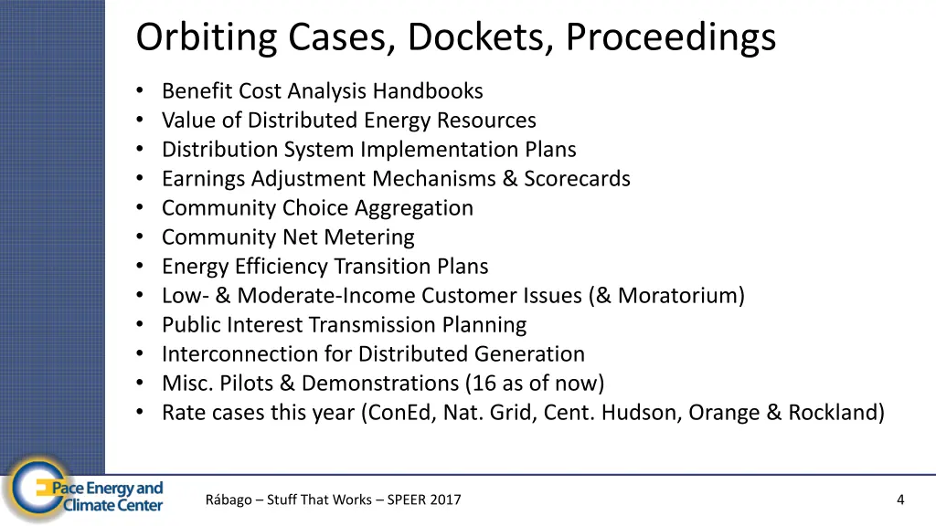 orbiting cases dockets proceedings