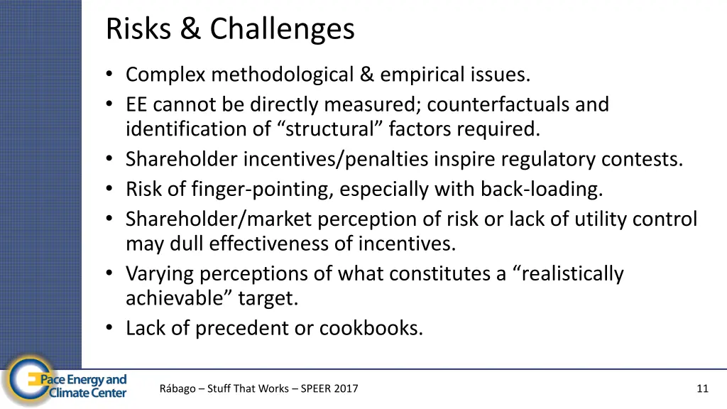 risks challenges
