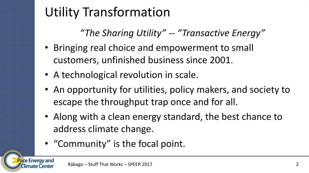utility transformation