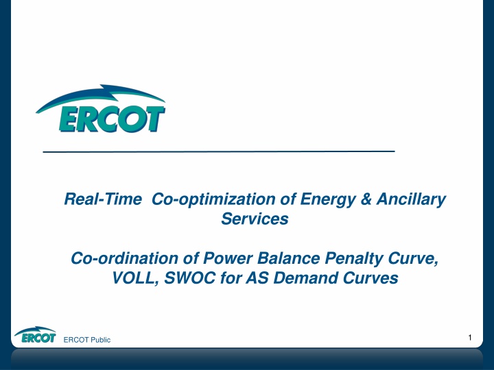 real time co optimization of energy ancillary