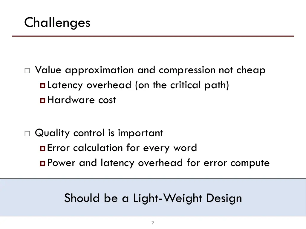 challenges