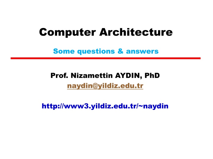 computer architecture