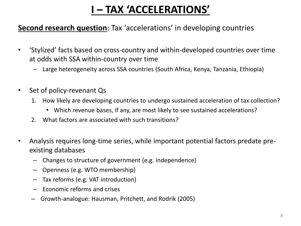 i tax accelerations