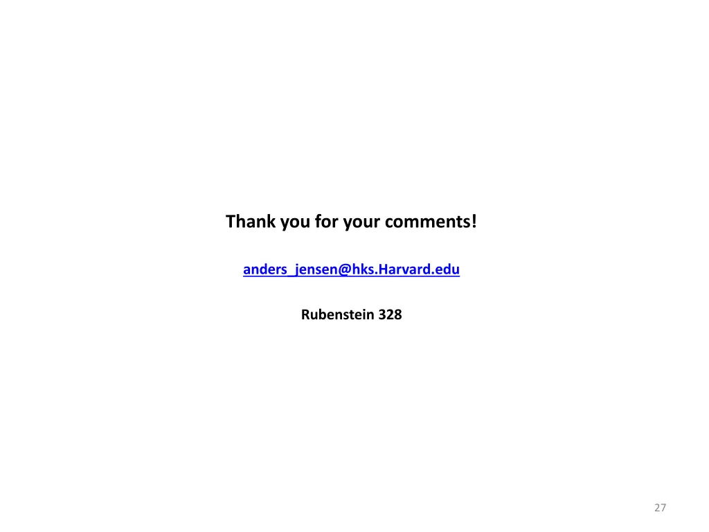 thank you for your comments