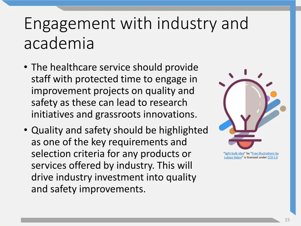 engagement with industry and academia