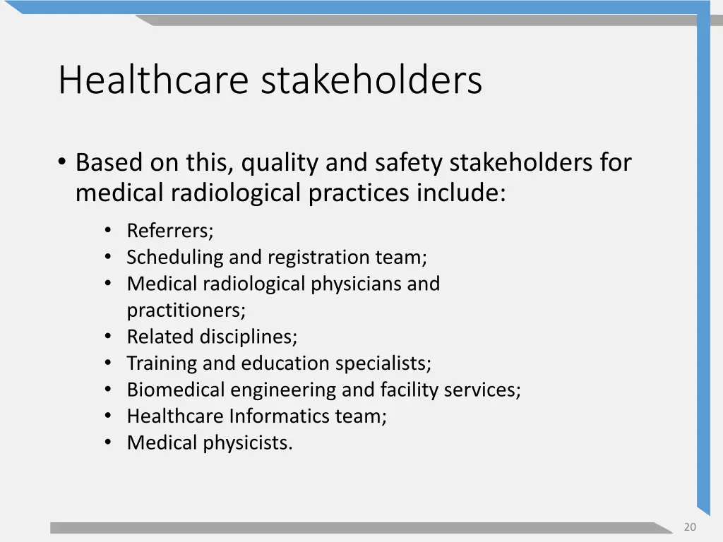 healthcare stakeholders 1