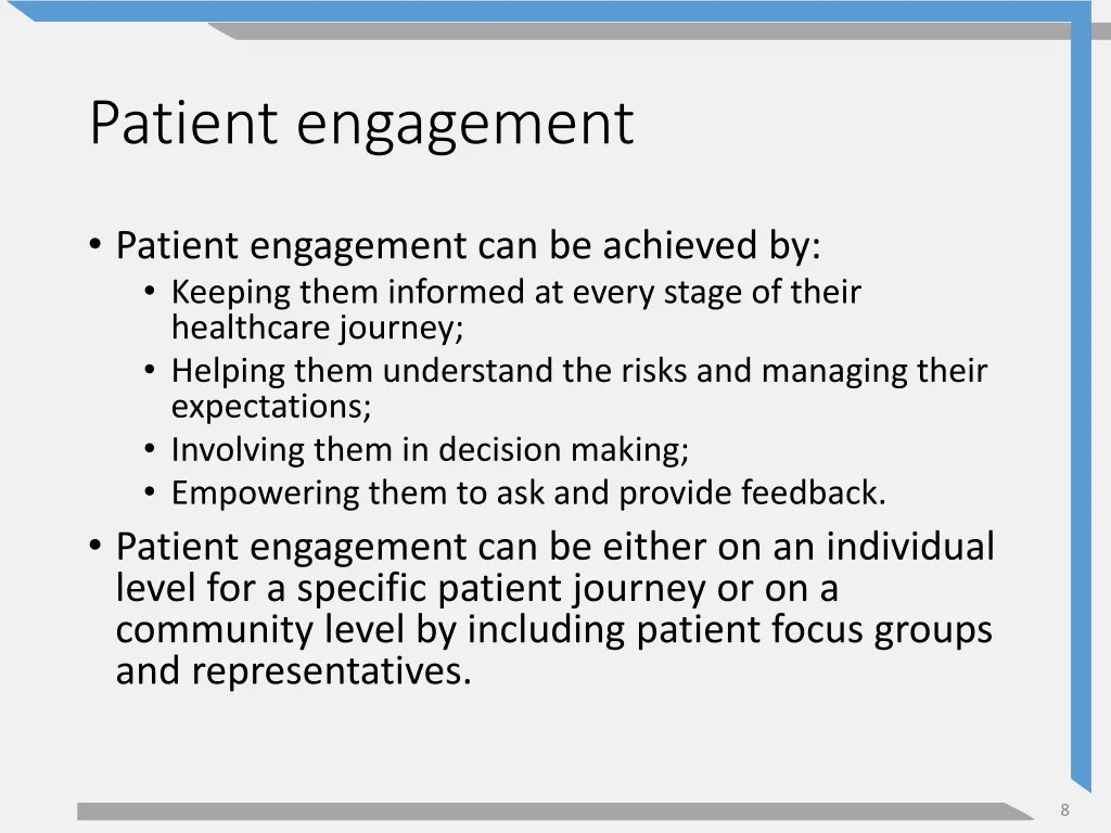 patient engagement