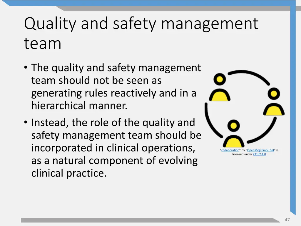 quality and safety management team 1