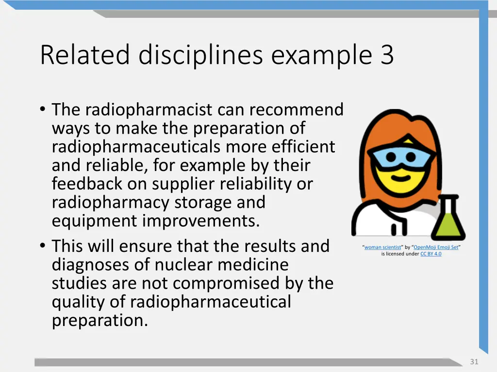 related disciplines example 3