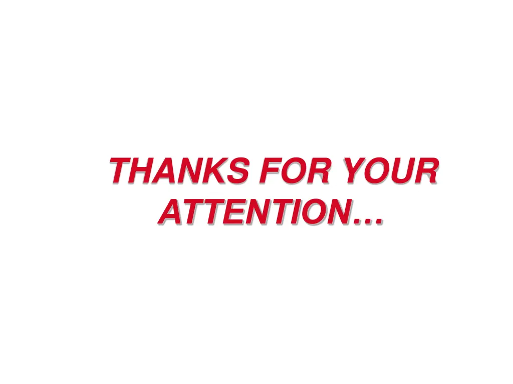 thanks for your attention