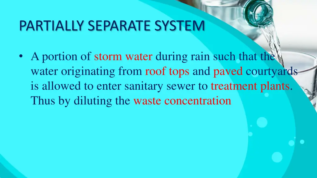 partially separate system