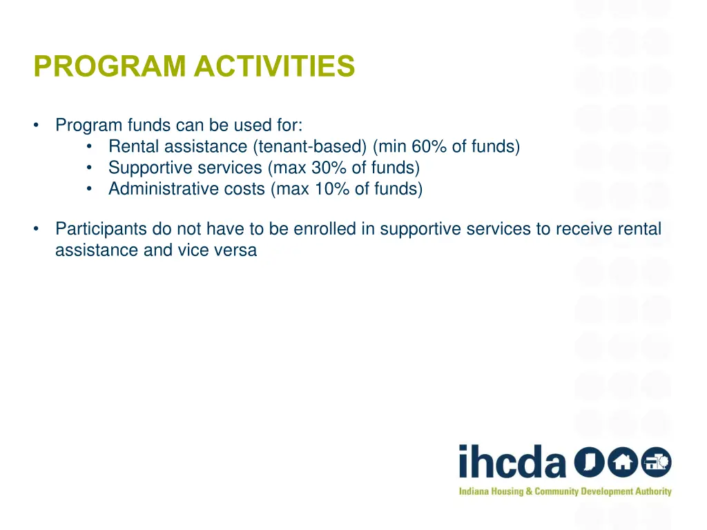 program activities