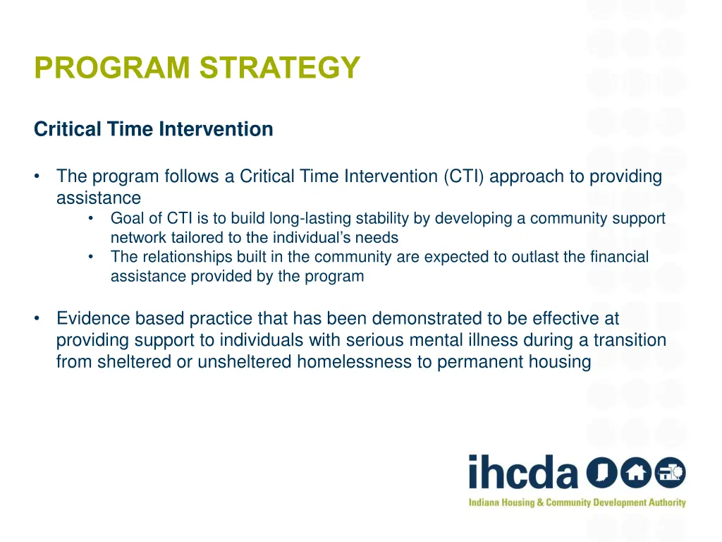 program strategy