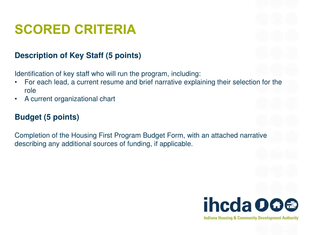 scored criteria 4