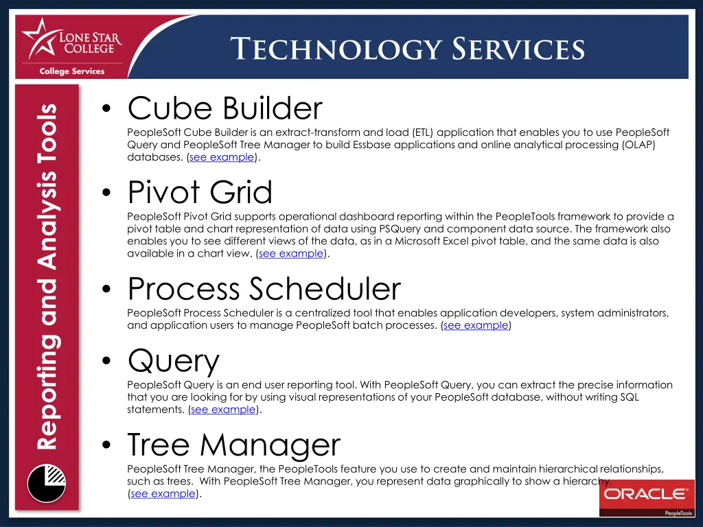 cube builder peoplesoft cube builder