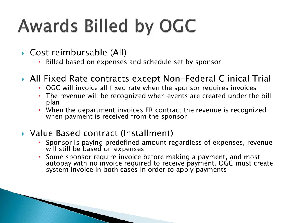 cost reimbursable all billed based on expenses