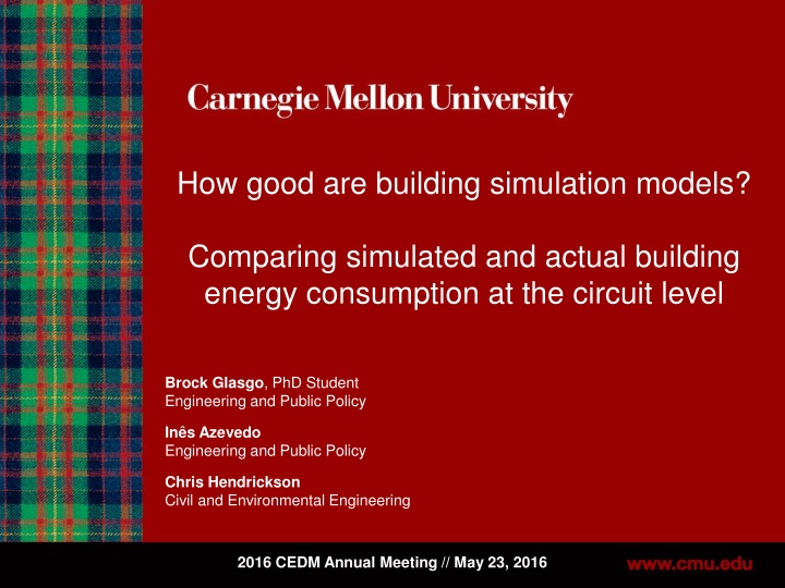 how good are building simulation models