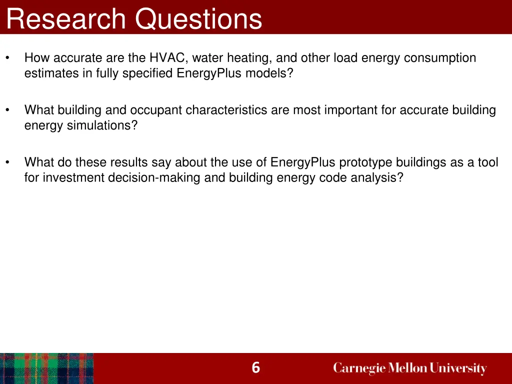 research questions