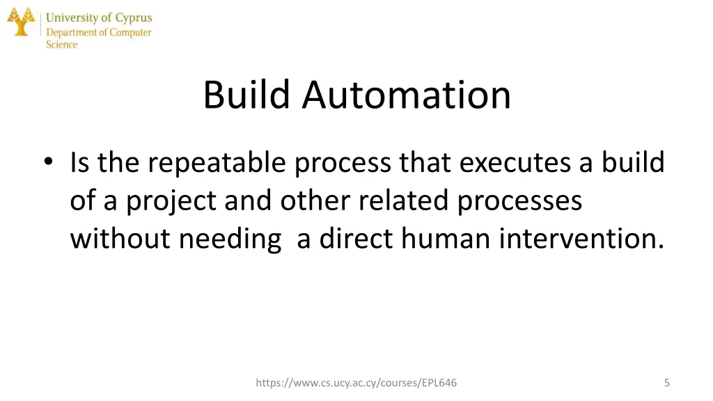 build automation